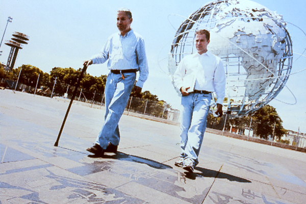 Montiel interviewed on site of NY World's Fair